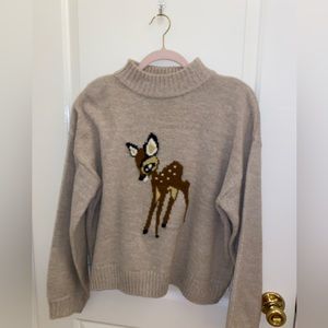 Bambi inspired mock neck sweater || Disney Parks